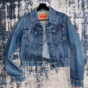 Vintage Replay Denim Cropped Jacket